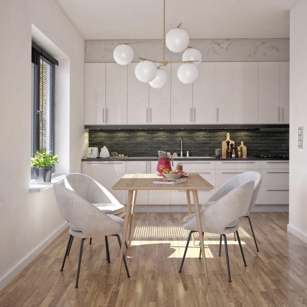 Стіл Venator – сучасний дерев'яний стіл для кухні та кафе