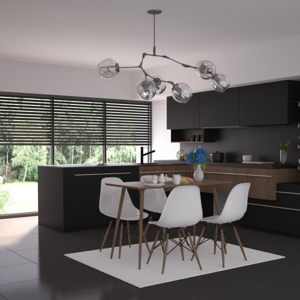 Стіл Venator – сучасний дерев'яний стіл для кухні та кафе