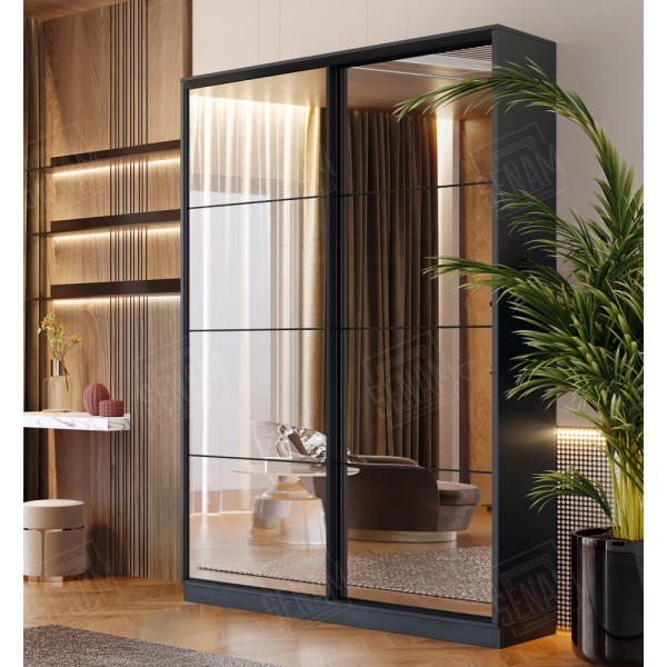 Шафа-купе S-line арт 898799 для спальні та передпокою