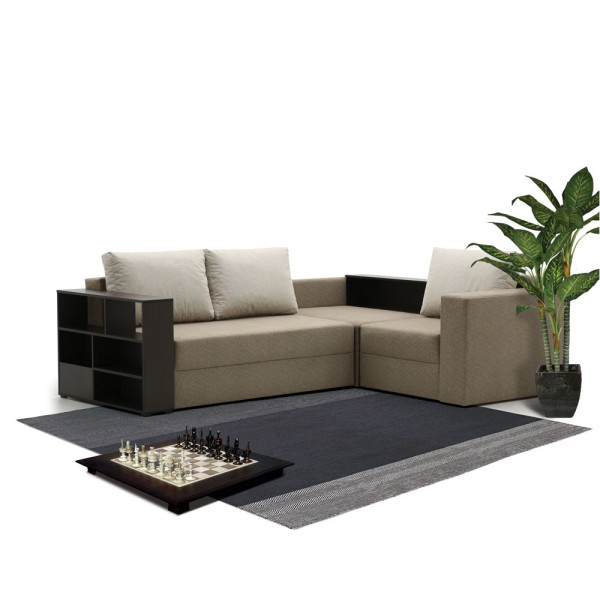 Кутовий розкладний диван Квадро