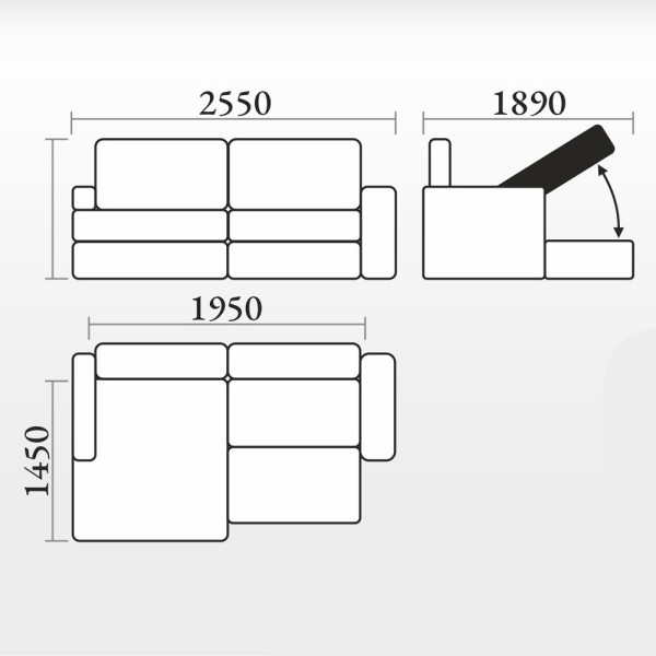 Кутовий розкладний диван Россо: стиль та комфорт для вашої вітальні