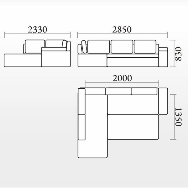 Кутовий розкладний диван Монреаль