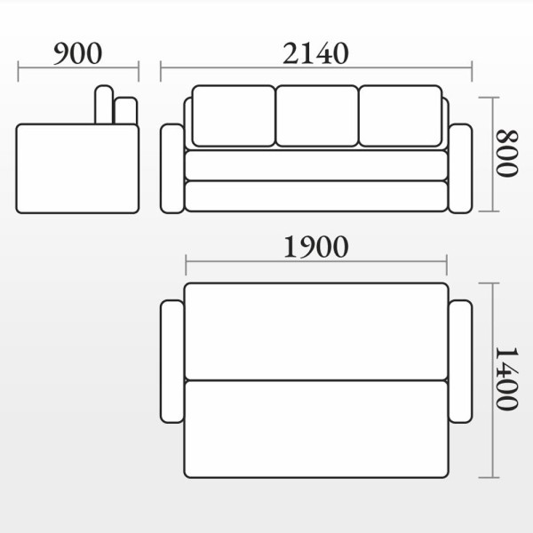Розкладний диван Альбіон – ідеальний вибір для вашої вітальні