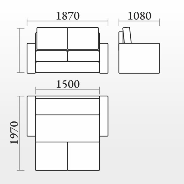 Розкладний диван Вегас: комфорт та стиль для вашої вітальні