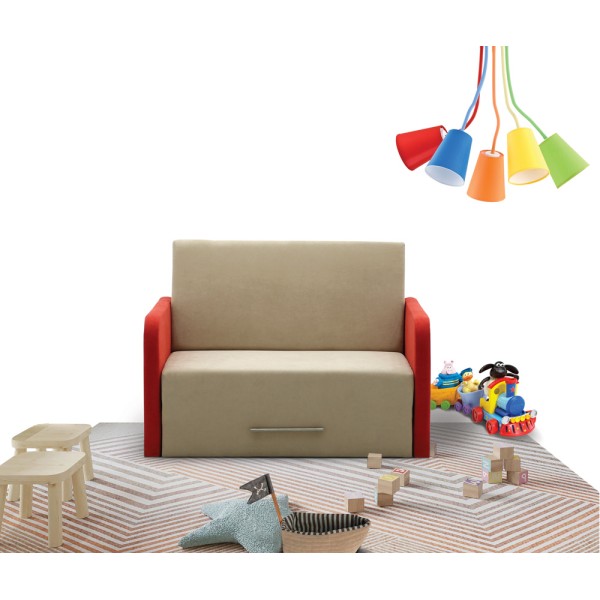 Прямий розкладний диван Віола