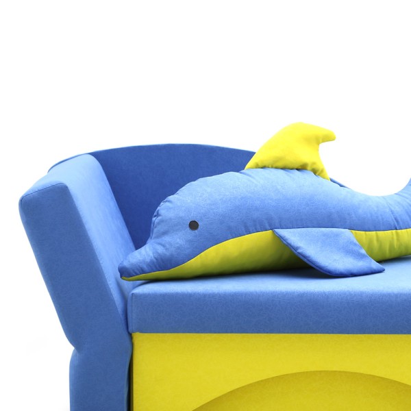 Прямий розкладний диван Дельфін