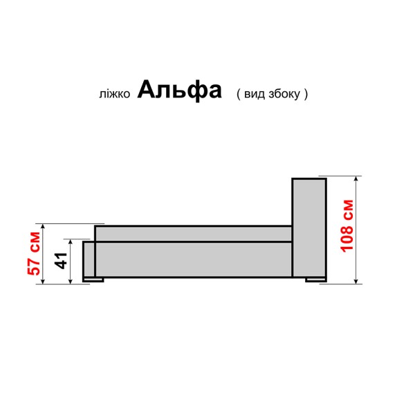 Ліжко Альфа – елегантний вибір для вашої спальні