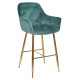 Барний стілець Nora gold для сучасного інтер'єру