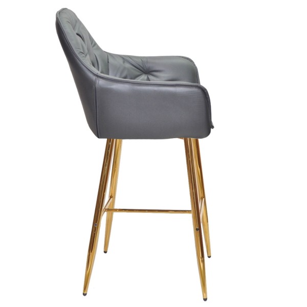 Барний стілець Nora gold для сучасного інтер'єру