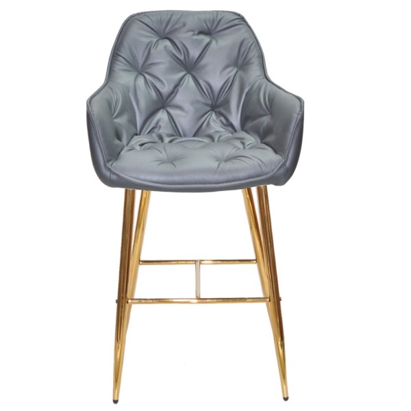 Барний стілець Nora gold для сучасного інтер'єру