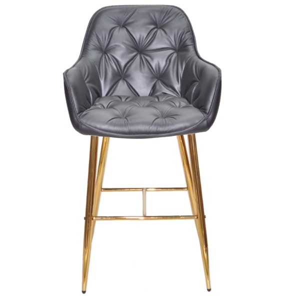 Барний стілець Nora gold для сучасного інтер'єру