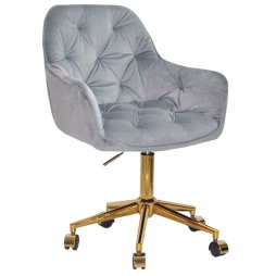 Стілець Leroy office modern gold