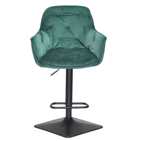 Барний стілець Leroy SQ black — для сучасного інтер'єру