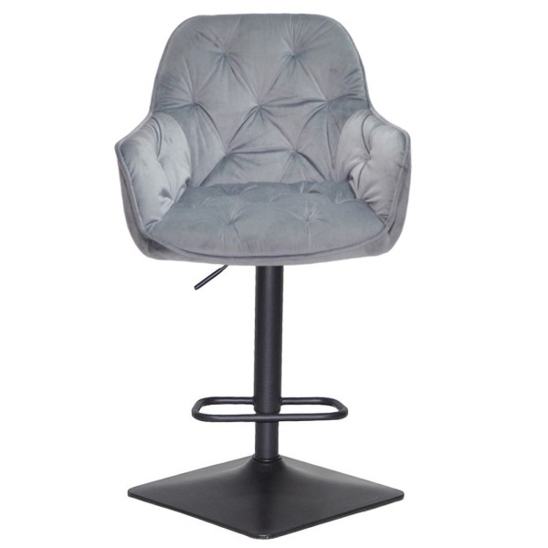 Барний стілець Leroy SQ black — для сучасного інтер'єру