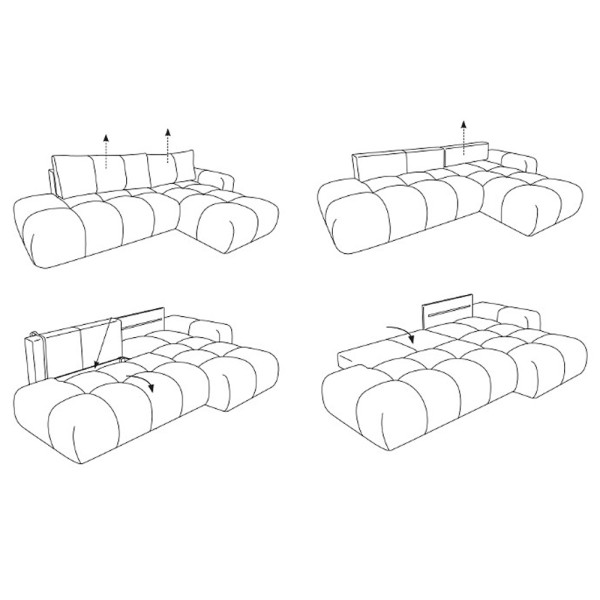 Диван кутовий розкладний Soho лівий