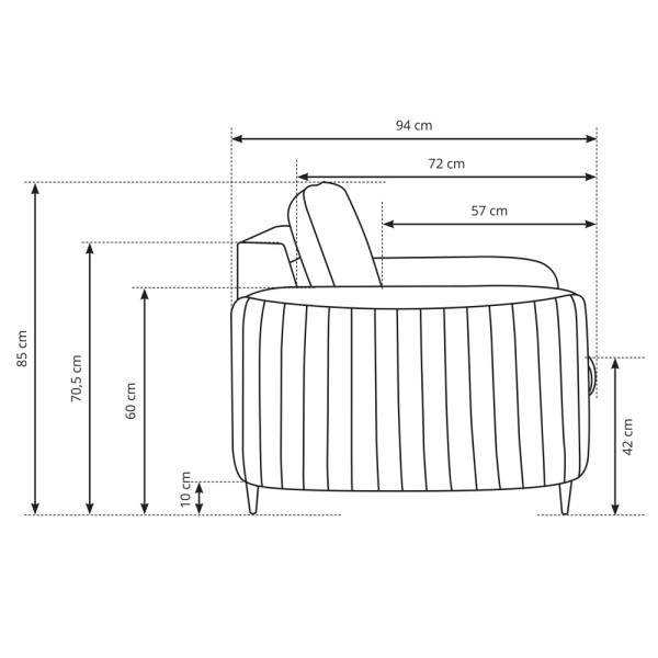 Крісло Laren — стильний вибір для вашого інтер'єру