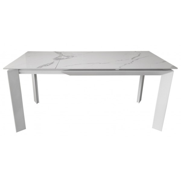 Стіл Vermont Staturario White 120-170 см для сучасної кухні