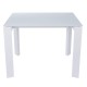 Стіл Bristol S білий – сучасний розкладний стіл для кухні