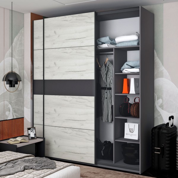 Шафа-купе G-Caiser 200 2 ДСП / 4 частини – ідеальний вибір для вашої спальні