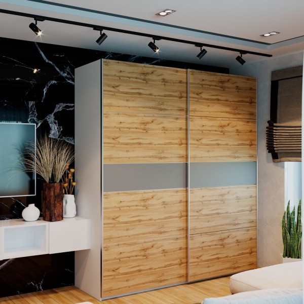 Шафа-купе G-Caiser 220 2 ДСП / 5 частин