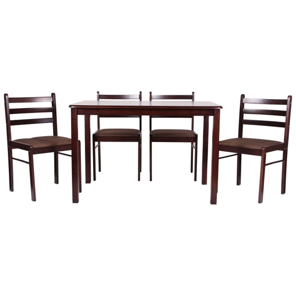 Комплект обідній Брауні (стіл + 4 стільці)