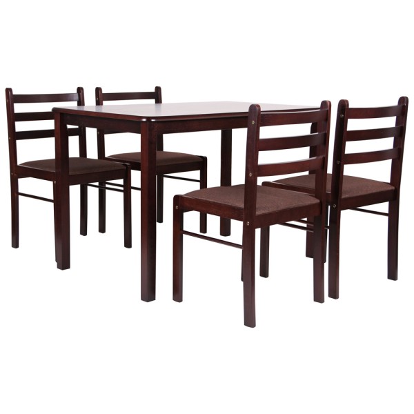 Комплект обідній Брауні (стіл + 4 стільці)