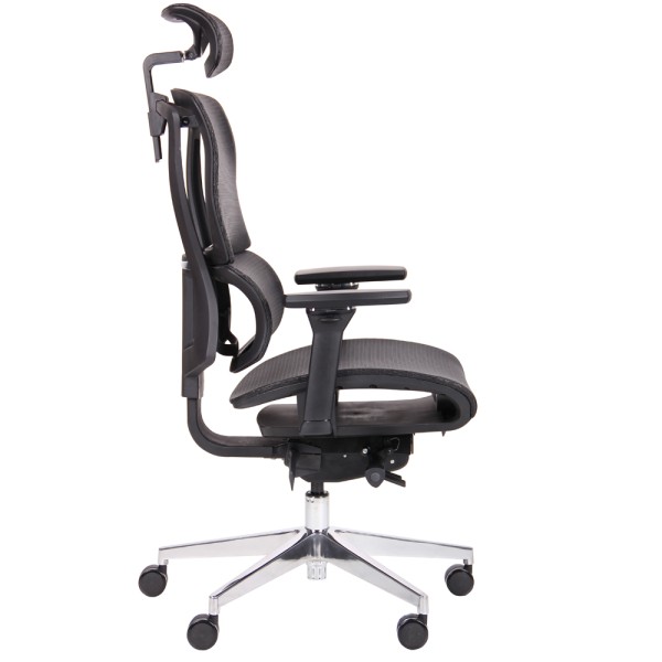 Крісло Agile Black Alum – комфорт для роботи та відпочинку