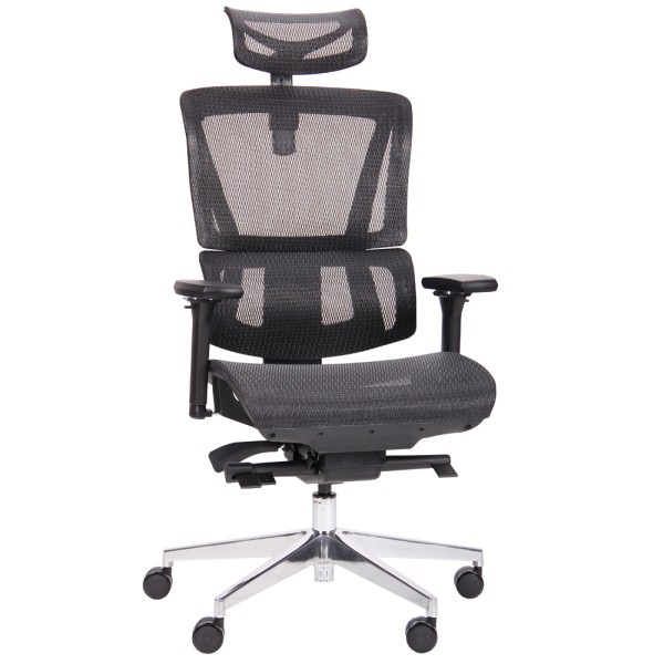 Крісло Agile Black Alum – комфорт для роботи та відпочинку