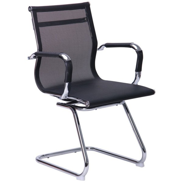 Крісло Slim Net CF (XH-633C) – Офісне крісло з хромованим металом