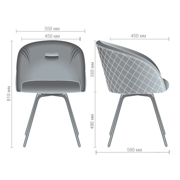 Крісло поворотне Sacramento - стиль і комфорт для вашого дому