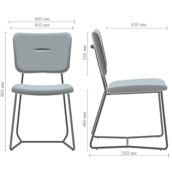 Стілець Alphabet G — Сучасний стиль для вашої кухні та кафе