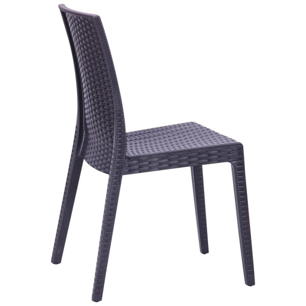 Стілець Selen пластик під ротанг для кухні та саду