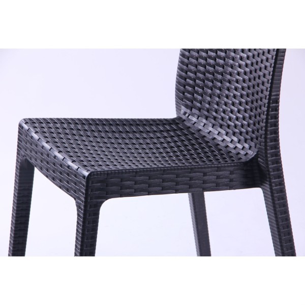 Стілець Selen пластик під ротанг для кухні та саду