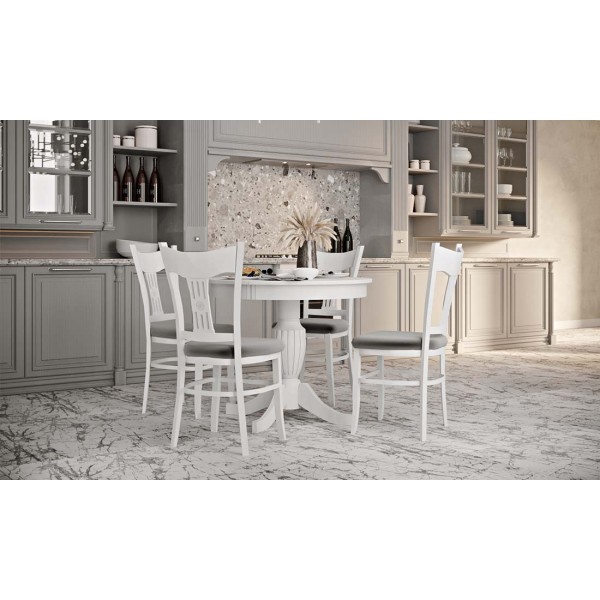 Стіл Бланка 100-140 см білий – стиль та комфорт для вашої кухні