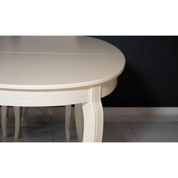 Кухонний стіл Хлоя 153-191 см айворі