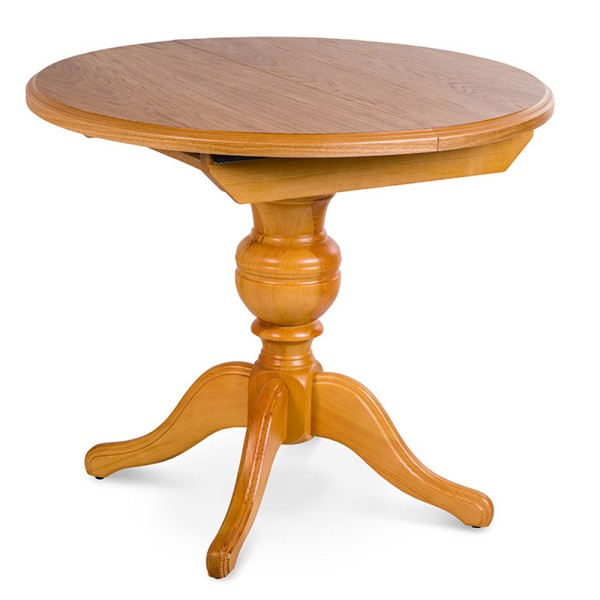 Стіл обідній Анжеліка – круглий розкладний стіл для кухні