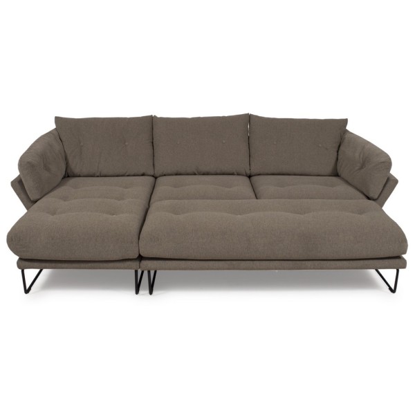 Кутовий диван Brooklyn з пуфом