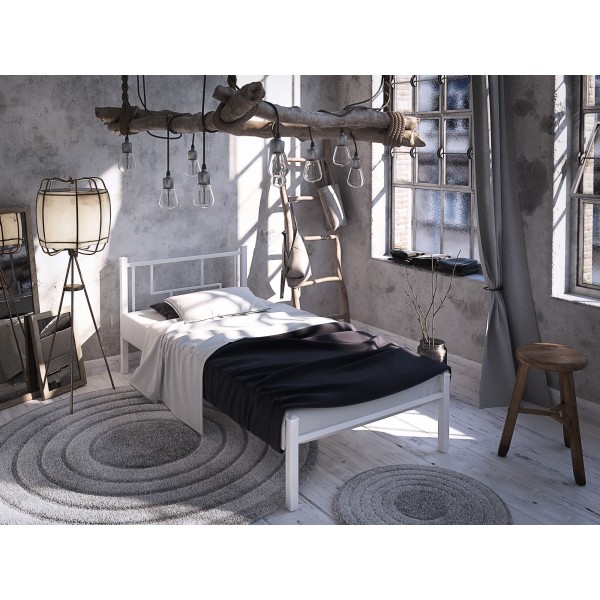 Ліжко Аміс міні — сучасне та стильне односпальне ліжко з металу