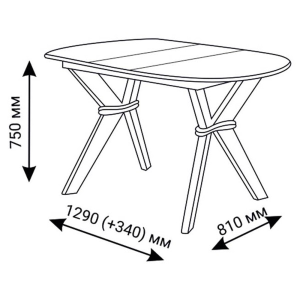 Стіл обідній Оріон - елегантність та комфорт для вашої кухні