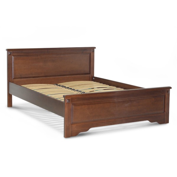 Ліжко Єва - Класичне дерев'яне ліжко з масиву вільхи