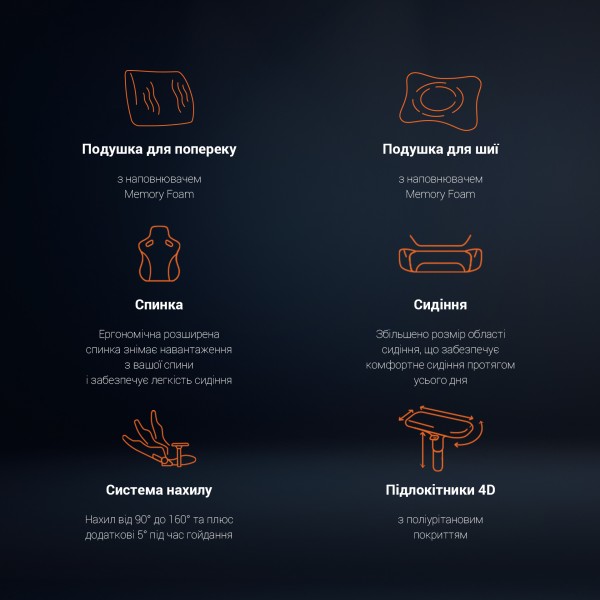 Крісло ігрове GamePro GC715DG Dark grey Linen fabric