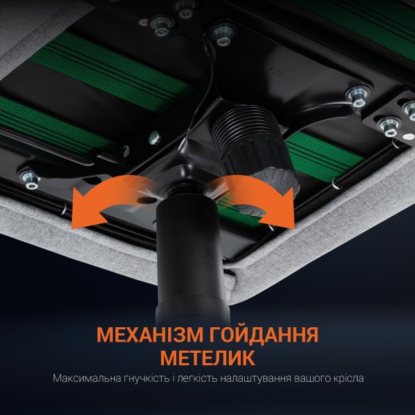 Крісло ігрове GamePro GC715DG Dark grey Linen fabric