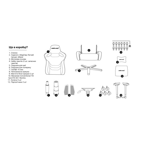 Геймерське крісло Anda Seat Kaiser Frontier XL Grey fabric