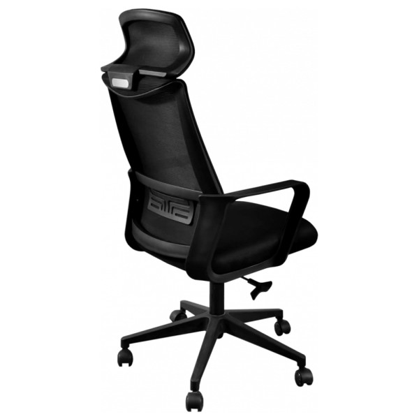 Крісло B-239 – Офісне крісло з підголовником та підлокітниками