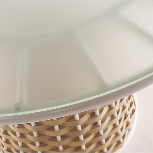 Стіл Тін – Сучасний круглий стіл для кухні та вулиці