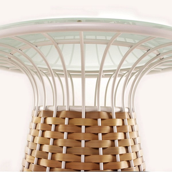 Стіл Тін – Сучасний круглий стіл для кухні та вулиці