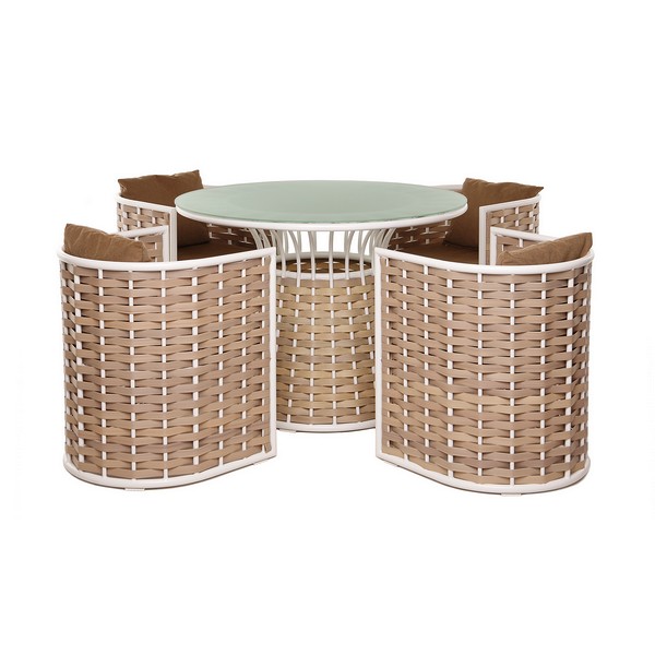 Стіл Тін – Сучасний круглий стіл для кухні та вулиці