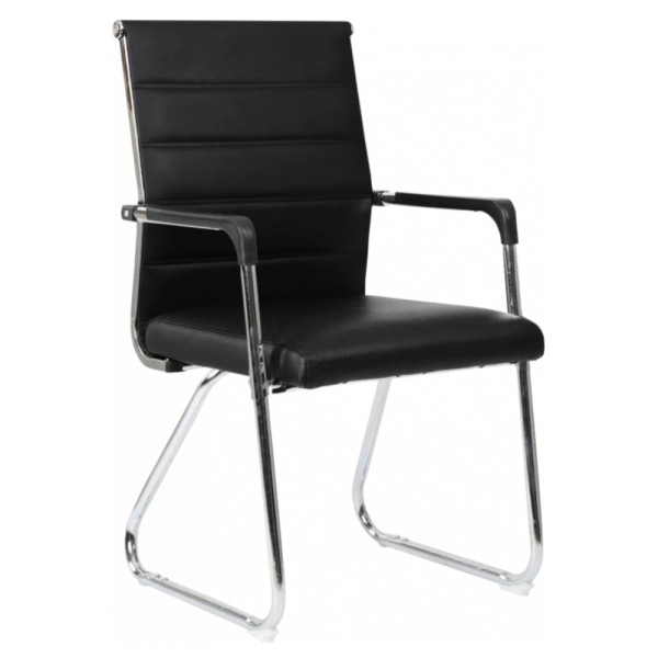 Крісло B-4029B – офісне крісло з екошкіри та металевою основою