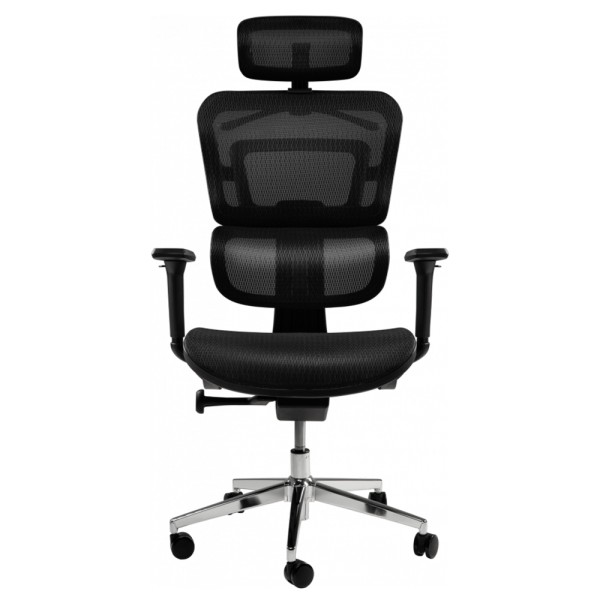 Крісло B-517M: стильне та зручне офісне крісло з підголовником