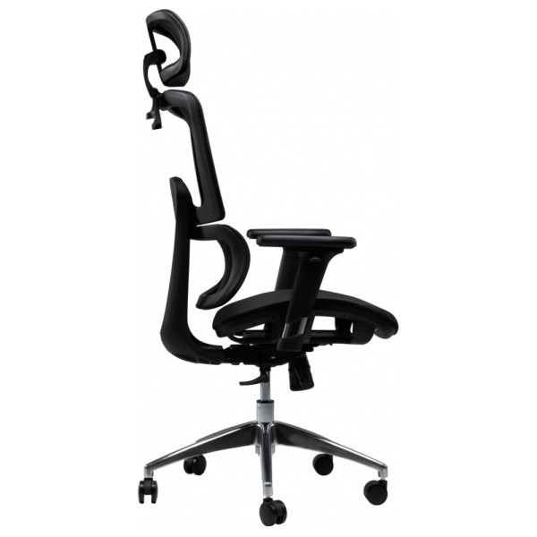 Крісло B-522 - сучасне офісне крісло з підголовником та обертанням